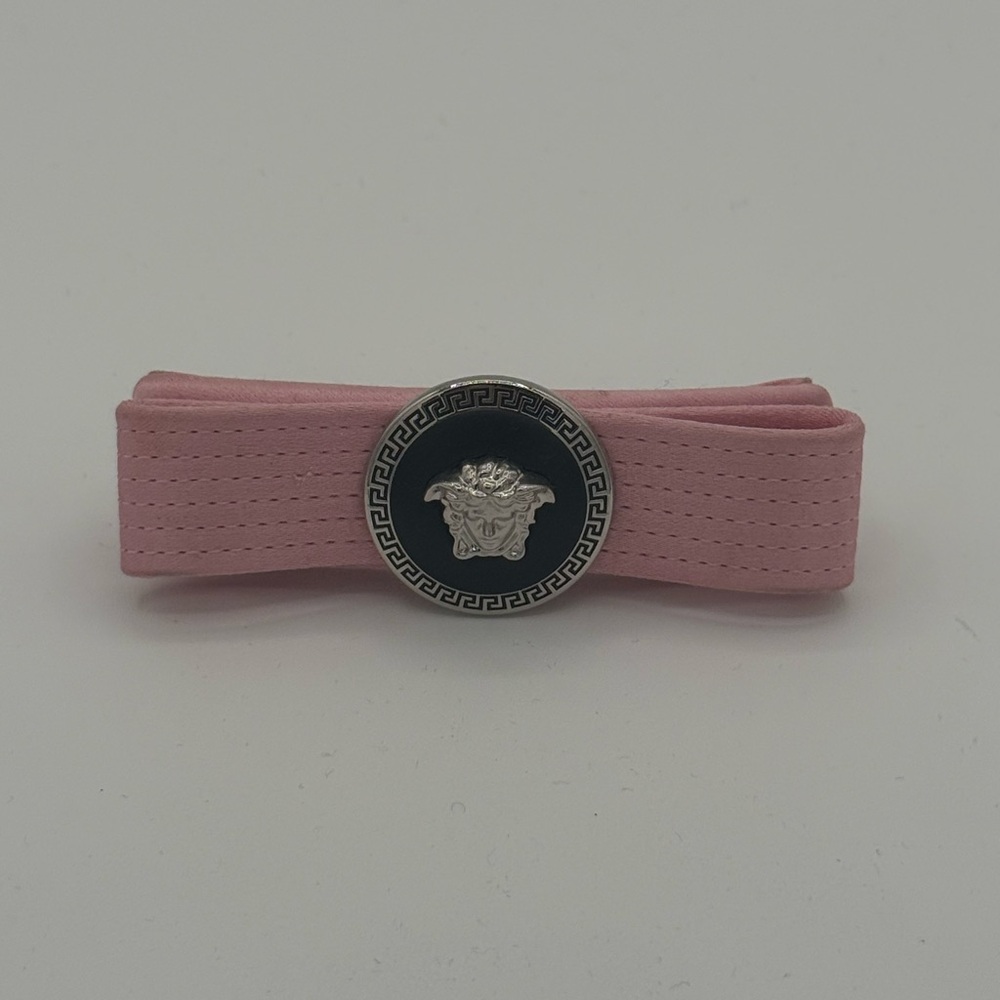 Versace Pink and Black Hair Clip